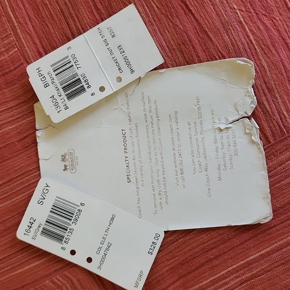 Vintage Leather Coach Purse - Picture 6 of 8